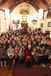 Andrew Brannigan's prize winning photo of parishioners at morning service in St John's, Ballyclare.