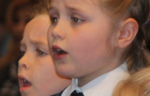 Young voices raised in song at last year's concert by the Cathedral Choir School pupils, which featured Jonah.Man Jazz.