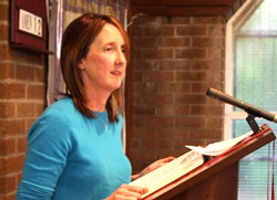 Tracey Patterson, St Patrick’s, Jordanstown, told her story at the North Belfast Rural Deanery Service. 