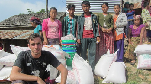 Andrew helps rebuild lives after being caught in Nepal earthquake