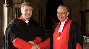 The Rev Paul Arbuthnot was installed as Minor Canon and Sacrist of Westminster Abbey. 