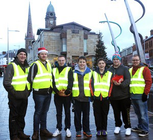 Some members of Lisburn Cathedral pictured during Christian outreach in Lisburn city centre on Saturday December 12 as local choirs gather to sing ‘Carols by Candlelight.’