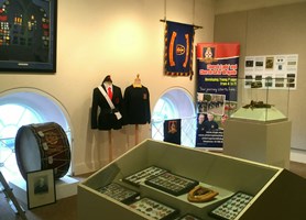Part of the exhibition in Armagh County Museum.