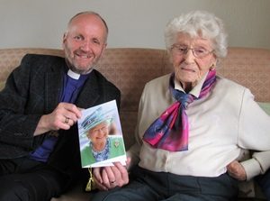 Eleanor Thompson received a visit from the Bishop of Connor, the Rt Rev Alan Abernethy, on the occasion of her 100th birthday.