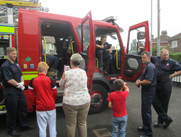 The Fire Service vehicles proved a big attraction.