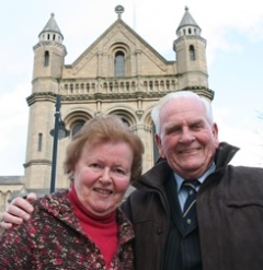 Stanley McIlroy MBE and his wife Noreen.