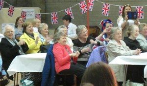 Plenty of laughter celebrating the Queen's birthday in Lower Shankill.