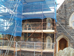 Renovations to historic church in Lambeg