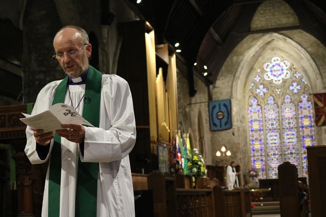 Bishop Alan led the Service of Holy Communion in St Nicholas Parish Church before Synod.