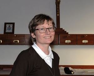 Sr Martina Purdy will speak in St Anne's Cathedral about her journey from journalism to Holy Orders  on October 17.