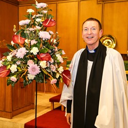 The Rev Arthur Young, photographed at the service of institution in St Paul’s Parish, Lisburn. Photo: Norman Briggs