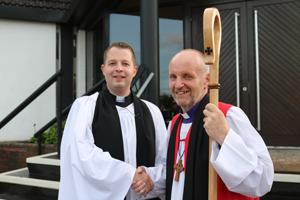 Institution the Rev Peter Jones as rector of Mossley Parish
