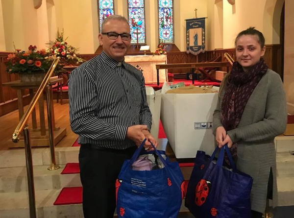 Harvest gifts for Women’s Aid as Ahoghill and Portglenone are certified Safe Spaces
