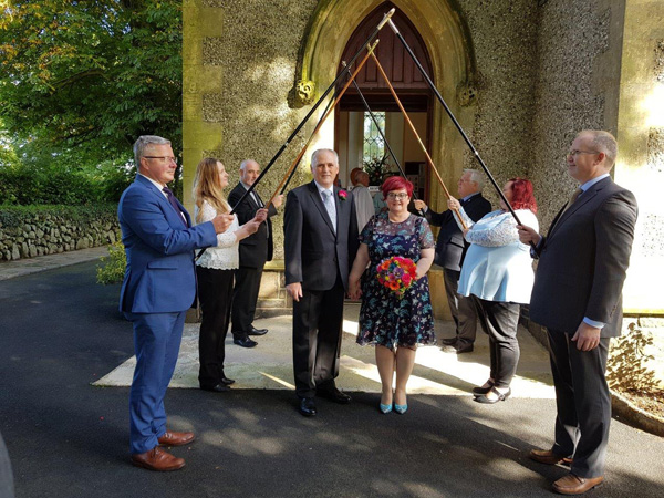 Church Wardens make history with wedding in St Patrick’s, Ballyclug