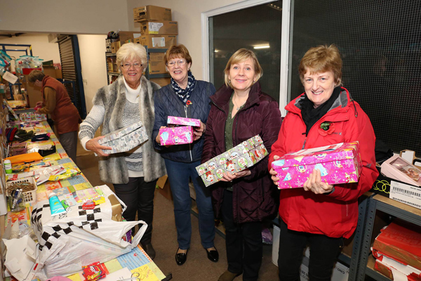 Kilbride Parish helps with Christmas shoebox gifts
