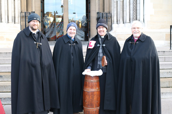 Bishops help launch Black Santa Sit-out