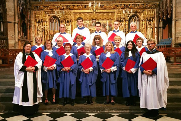 St Polycarp’s choir sings with choir of Belfast Cathedral