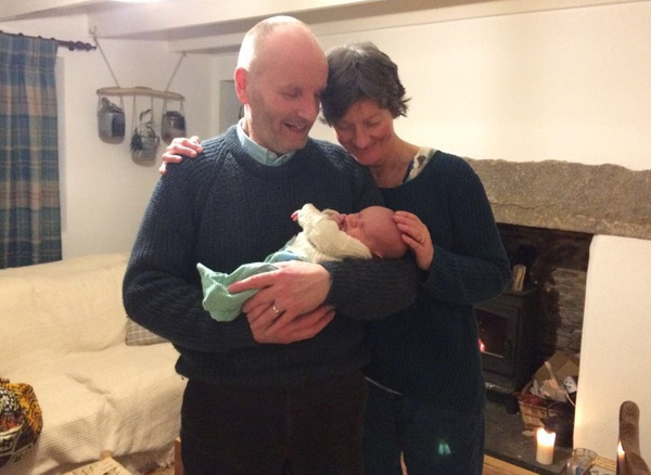 Bishop Alan and Liz welcome their first grandchild