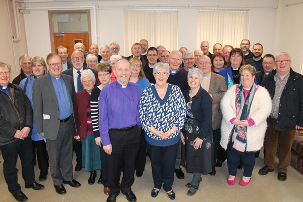 Clergy gather to say farewell to Bishop’s PA Rosemary