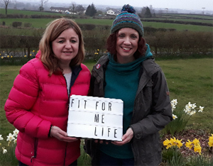 Aurelia and Amanda launch Fit for ME Fit for LIFE