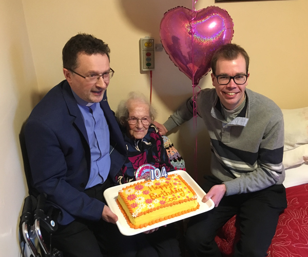 Happy 104th birthday Mrs Holman!