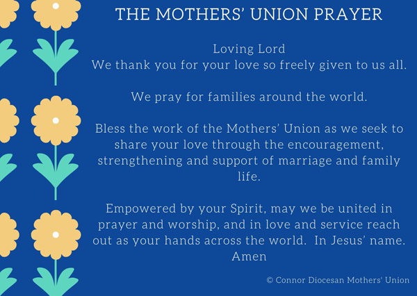 Mothers Union Prayer - The Church of Ireland Diocese of Connor