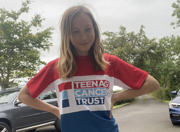 Lauren (13) takes on 100 mile challenge for Teenage Cancer Trust