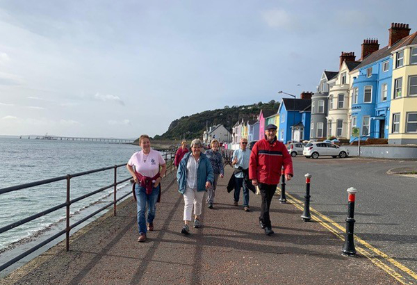 Parishioners from Whitehead & Islandmagee out for a socially distanced walk last summer when lockdown restrictions were eased. Parishioners stepped up to a virtual lap of Ireland challenge which took place between January 1 and St Patrick’s Day.