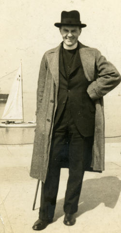 The Rev George Ashton Chamberlain, editor of the Gazette 1919-24. Photo courtesy of Julie Parsons, Dublin.