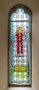 The new stained glass window.
