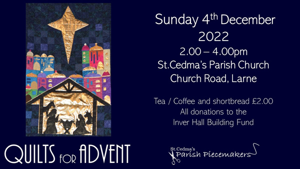 Advent Quilt display returns to St Cedma’s