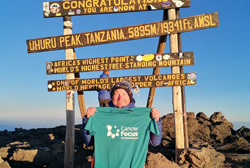 Simon summits Mount Kilimanjaro!