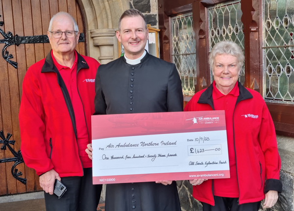 Eglantine Parish gives thanks for Air Ambulance NI