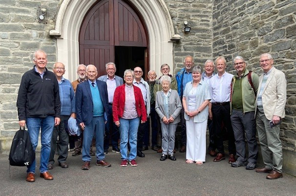 Retired clergy take walking tour of Maiden City