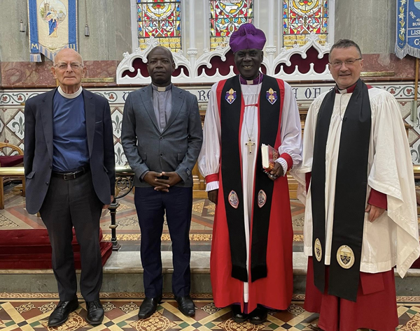 Warm welcome at Christ Church, Lisburn, for visitors from Luwero Diocese, Uganda