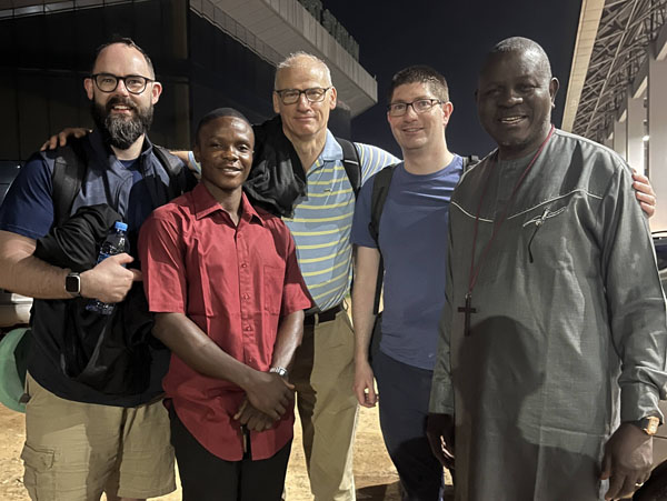 Andrew returns to support clergy in Nigeria