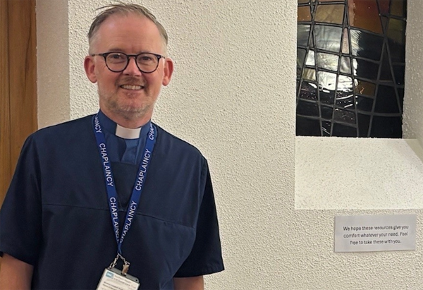 Hospital chaplain interviewed for Palliative Care Week