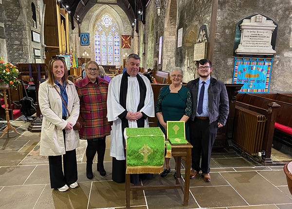 A gift of beauty and remembrance at St Nicholas’, Carrickfergus