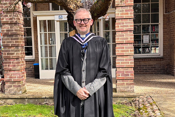 Rev Jonny-Campbell Smyth graduates with Post Graduate Certificate in Chaplaincy Studies