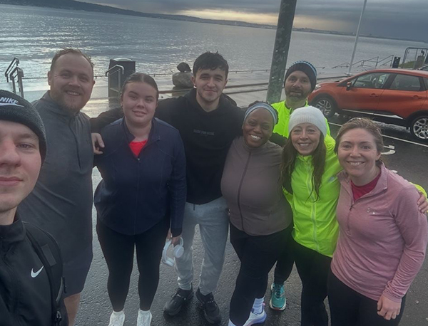 COGS team’s Marathon fundraiser as they prepare to serve in Uganda